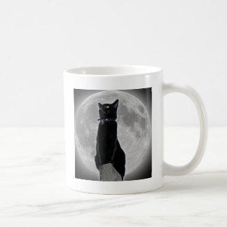 月の猫 コーヒーマグカップ