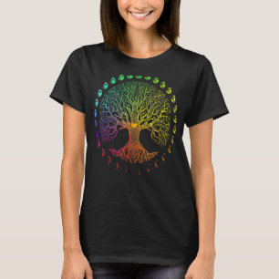 月の生命相の木 Tシャツ