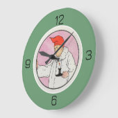 月の男のマザーグースの誕生日パーティーグッズ ラージ壁時計 (傾斜)