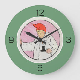 月の男のマザーグースの誕生日パーティーグッズ ラージ壁時計