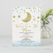 『月の男の子のベビーシャワー』 招待状 (スタンド正面)