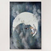 月の男の読子 ジグソーパズル (縦)