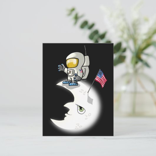 月の男 ポストカード (スタンド正面)