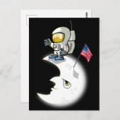 月の男 ポストカード (正面/裏面)