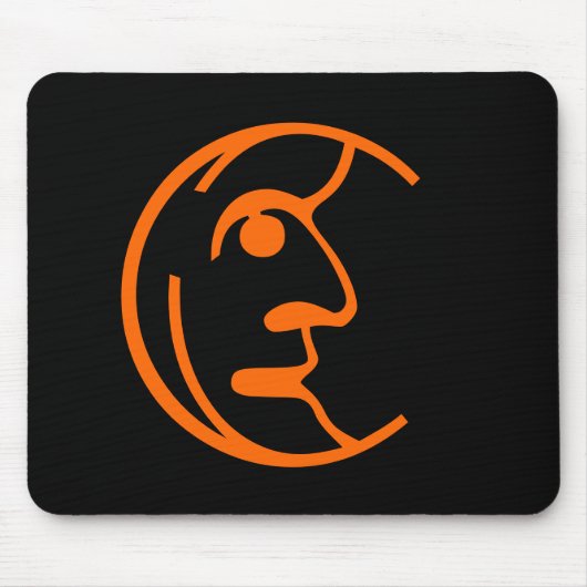 月の男 マウスパッド (正面)