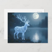 月の白鹿 ポストカード (正面/裏面)