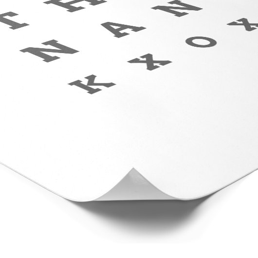 月の目のチャートのポスターにあなたを愛する ポスター (角)