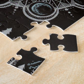 月の目の段階 ジグソーパズル (側面)