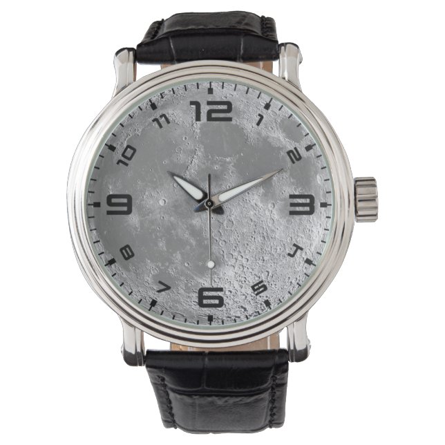 月の眺め時計 腕時計 (正面)