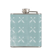 月の矢印にあなたを愛する フラスク (裏面)