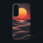 月の砂丘の電話ケース SAMSUNG GALAXY S22ケース<br><div class="desc">月は白熱［赤熱］光を放つ夜の静けさと夢のようなイメージをブレンドして、超現実的な砂丘を照らす。</div>