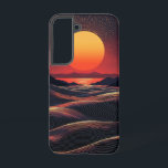 月の砂丘の電話ケース SAMSUNG GALAXY S22ケース<br><div class="desc">月は白熱［赤熱］光を放つ夜の静けさと夢のようなイメージをブレンドして、超現実的な砂丘を照らす。</div>