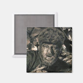 月の磁石で吠える マグネット (正面/裏面)