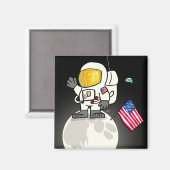 月の磁石の男 マグネット (正面/裏面)