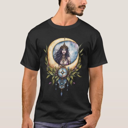 月の祭司 - 天のバランスの守護者。 Tシャツ (正面)