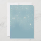 月の空のベビーシャワーの招待 招待状 (裏面)