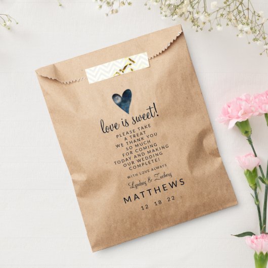 月の空の月のハート結婚の愛は甘いトリートメント フェイバーバッグ (封をした状態)