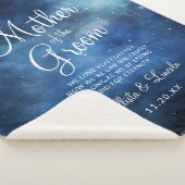 月の空の月の新郎の母に引用文 シェルパブランケット (3/4)