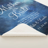 月の空の月の花嫁の母に引用文 シェルパブランケット (3/4)