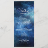 月の空の満月の天結婚の儀式 プログラム (裏面)