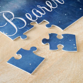 月の空の満月は私たちのリングや輪ベアラー提案 ジグソーパズル (側面)