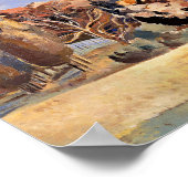 月の第1四半期の風景ポール・ナッシュ ポスター (角)