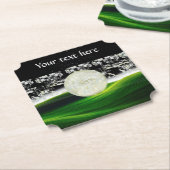 月の紙コースター ペーパーコースター (アングル)