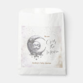 月の紫の赤男女兼用ちゃんシャワーの上で フェイバーバッグ (正面)