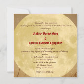 月の結婚式招待状に私を飛ばして下さい 招待状 (裏面)