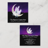 *~*月の結晶のフローラ横 スクエア名刺 (正面/裏面)