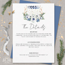 月の結晶の花ボホ形而上学的結婚な エンクロージャーカード