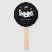 月の結晶の花ボホ形而上学的結婚な ハンドファン (裏面)