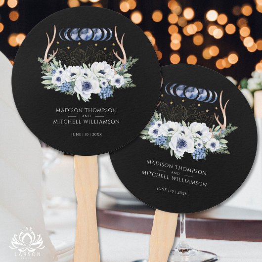 月の結晶の花ボホ形而上学的結婚な ハンドファン