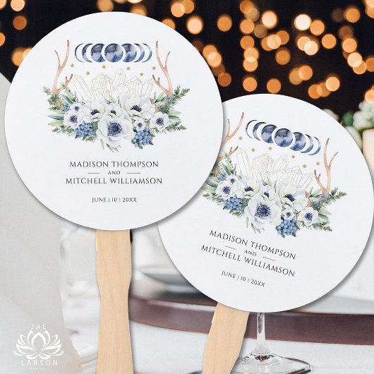 月の結晶の花ボホ形而上学的結婚な ハンドファン