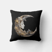 月の美しい顔 クッション (裏面)