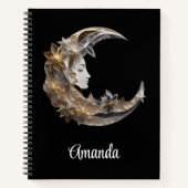 月の美しい顔 ノートブック (正面)