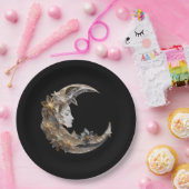 月の美しい顔 ペーパープレート (パーティー)