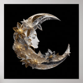 月の美しい顔 ポスター