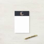 月の美しい顔 ポストイット (デスク上)