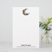 月の美しい顔 便箋 (スタンド正面)