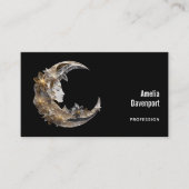 月の美しい顔 名刺 (正面)