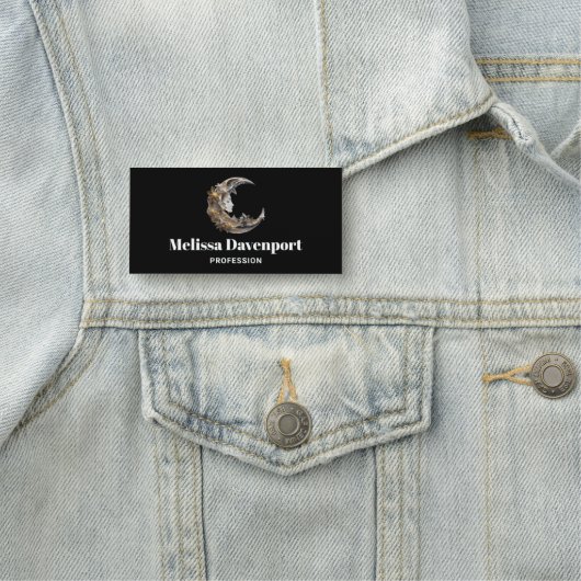 月の美しい顔 名札 (インサイチュ)