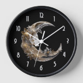 月の美しい顔 壁時計 (正面)