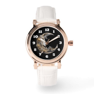 月の美しい顔 腕時計