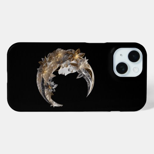 月の美しい顔 Case-Mate iPhoneケース (裏面 (横))