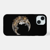 月の美しい顔 iPhone 15ケース (裏面横)
