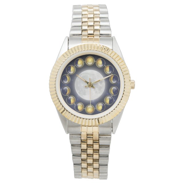 月の腕時計の人生の月 腕時計 (正面)