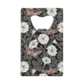 月の花とスフィンクスの蛾2 クレジットカード栓抜き (裏面)