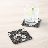 月の花とスフィンクスの蛾2 コースター (右側)