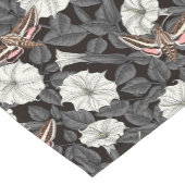 月の花とスフィンクスの蛾2 ショートテーブルランナー (コーナー)